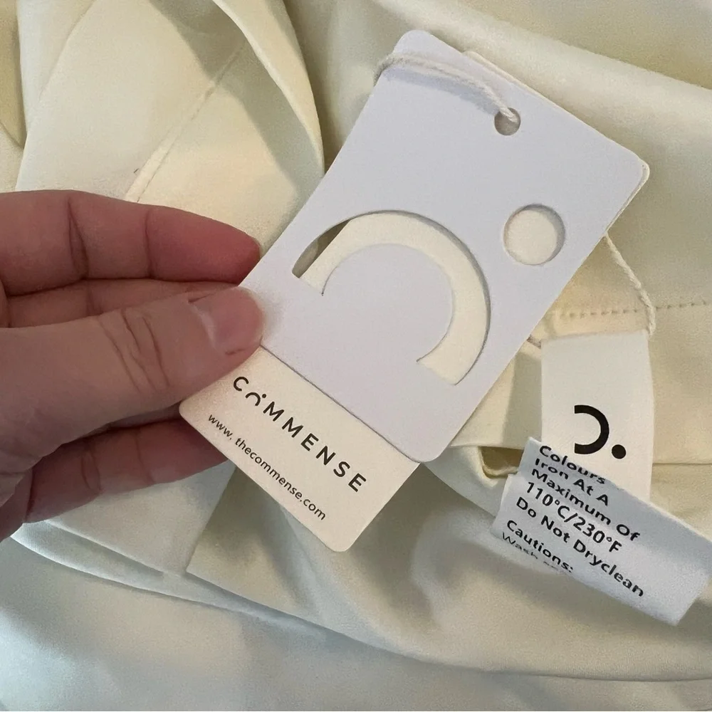 Commense ivory satin